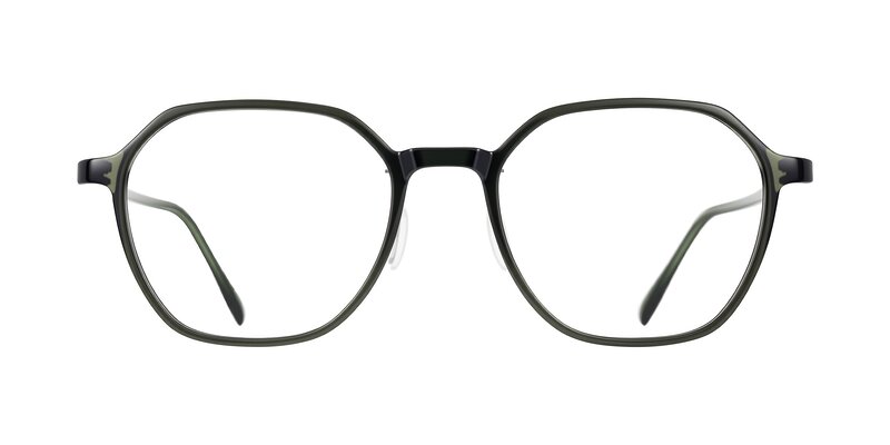Alston - Dark Green Eyeglasses