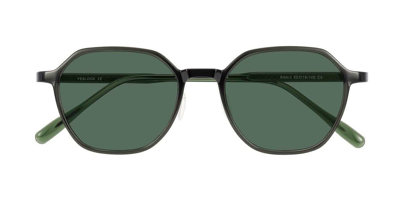 Alston - Dark Green Polarized Sunglasses