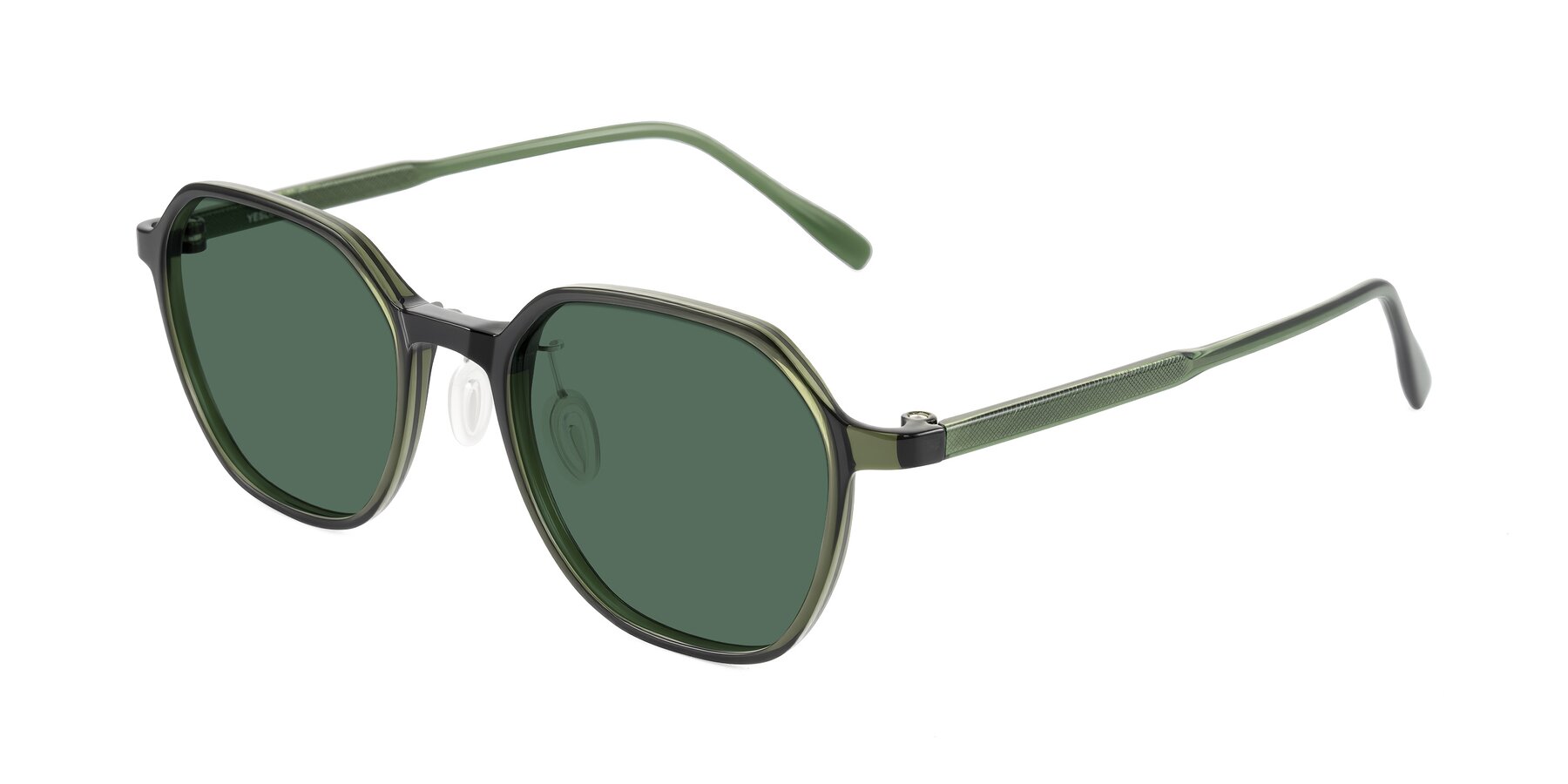 Angle of Alston in Dark Green with Green Polarized Lenses