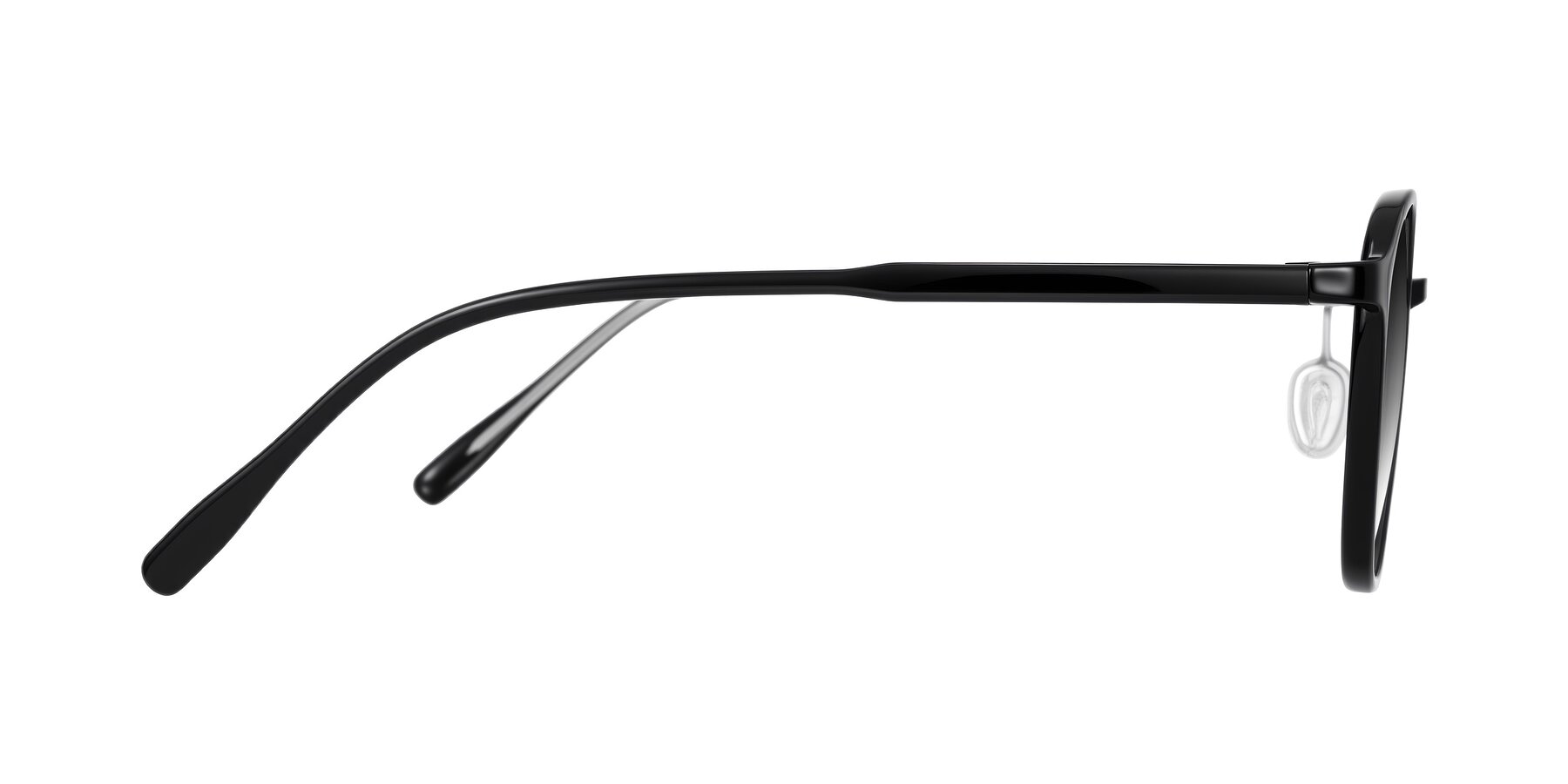 Side of Vessani in Black with Gray Gradient Lenses