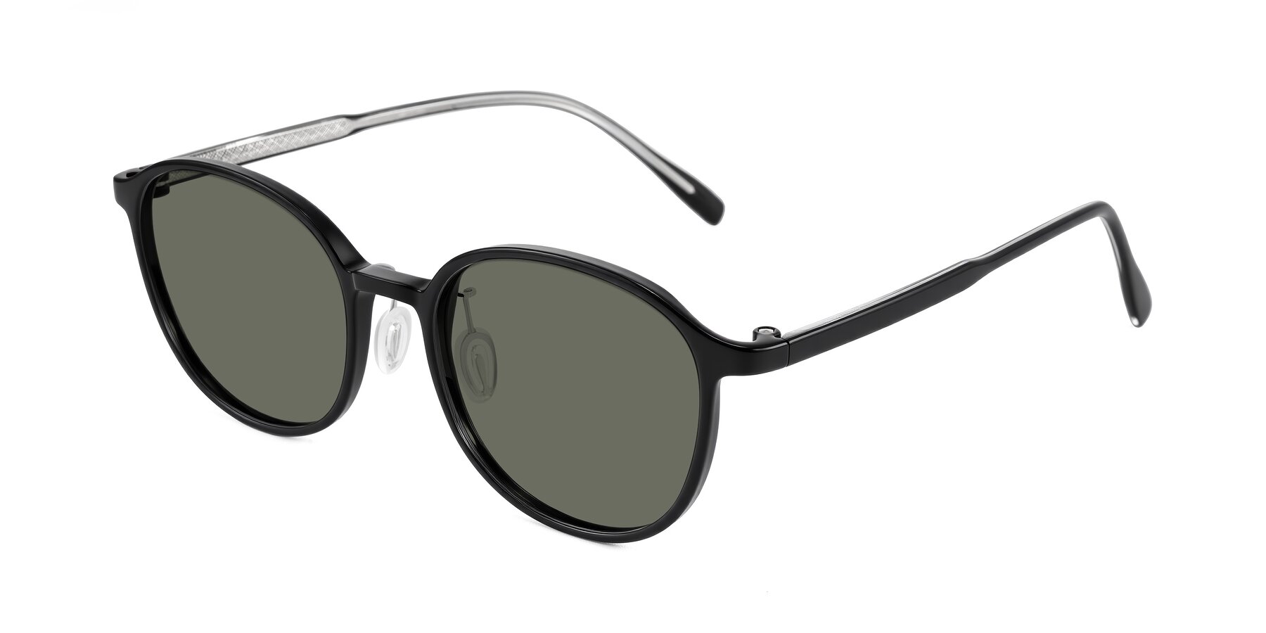 Angle of Vessani in Black with Gray Polarized Lenses