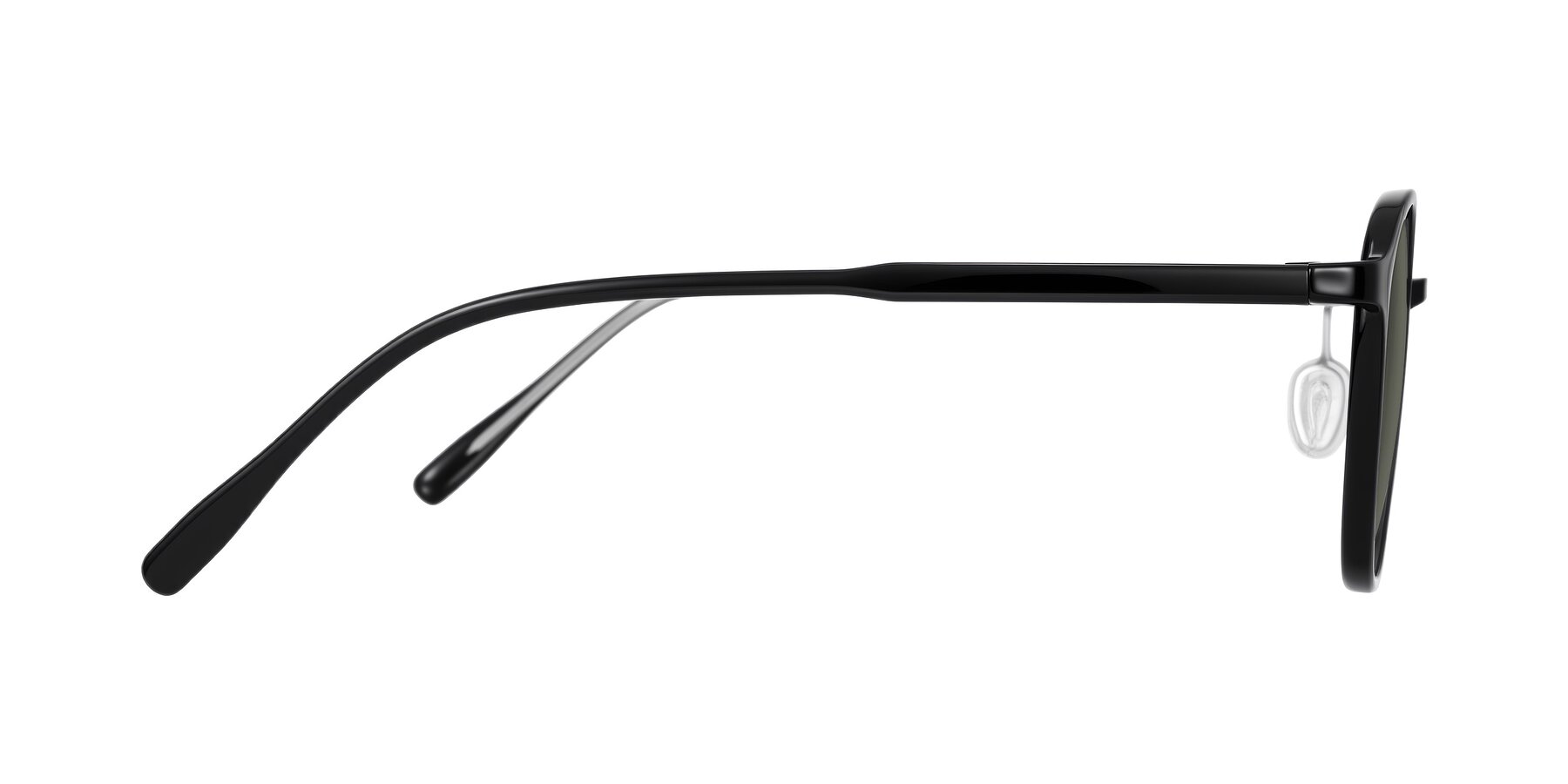 Side of Vessani in Black with Gray Polarized Lenses