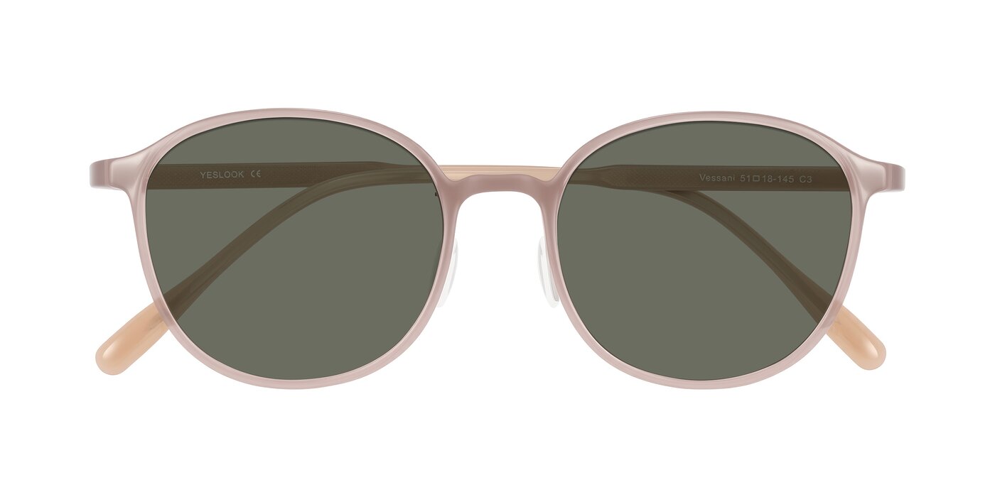 Vessani - Pastel Brown Polarized Sunglasses
