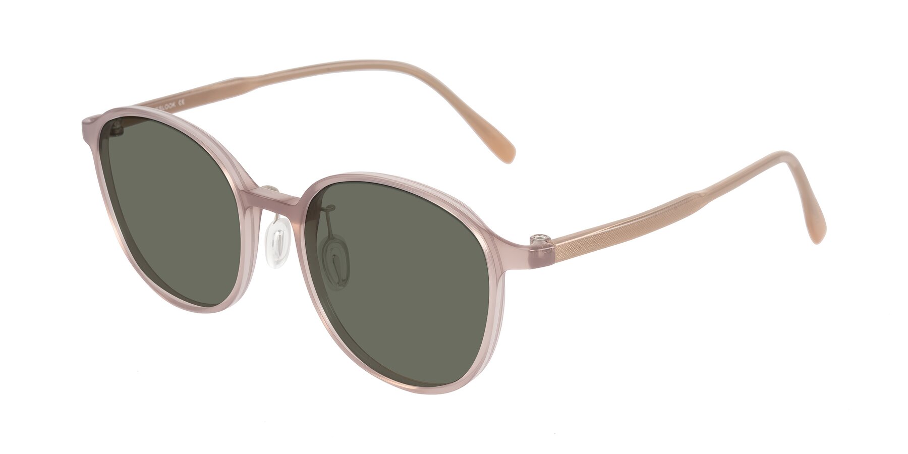 Angle of Vessani in Pastel Brown with Gray Polarized Lenses