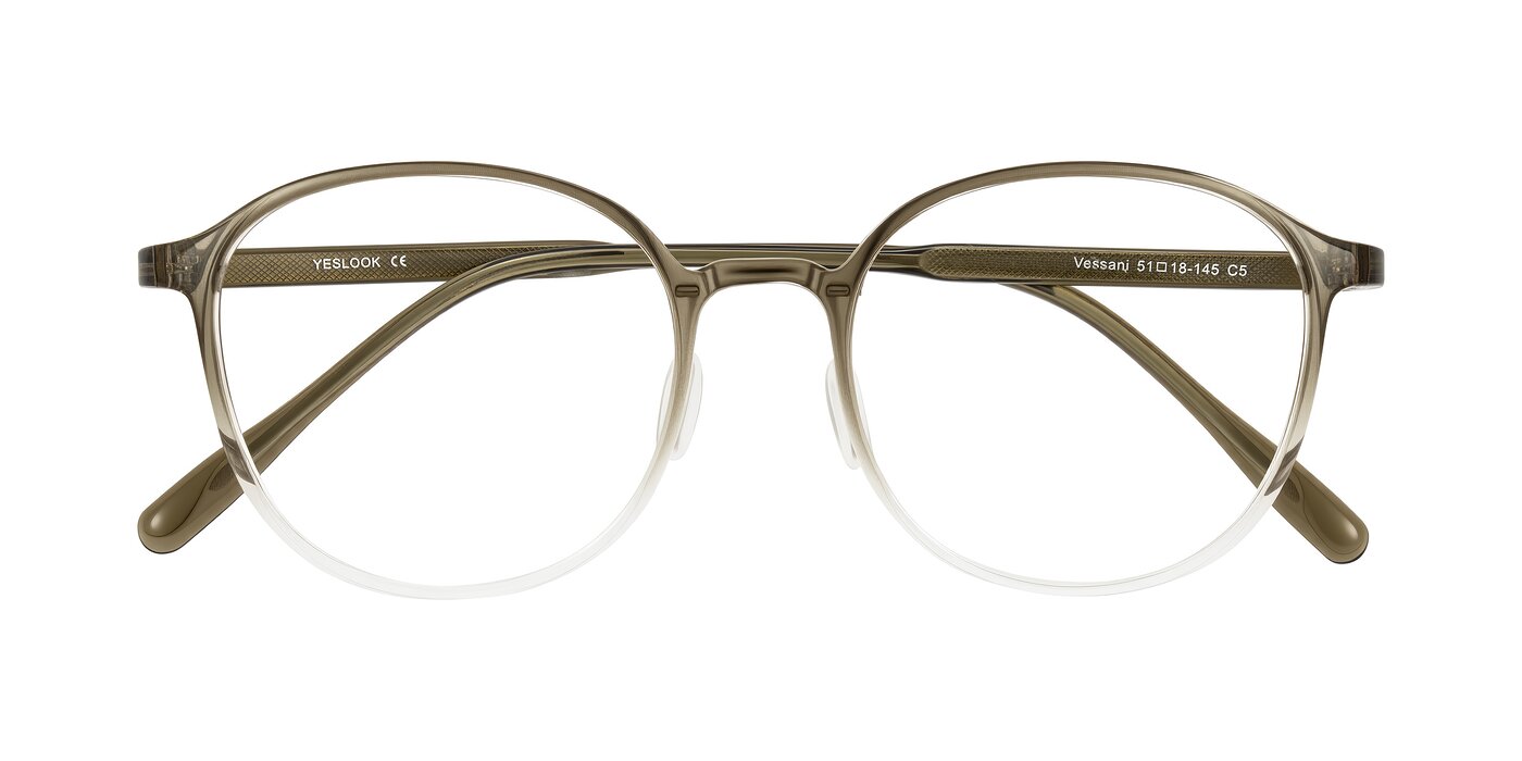 Vessani - Brown/Clear Eyeglasses