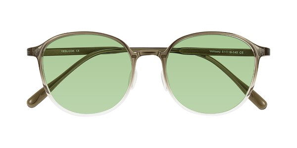 Front of Vessani in Brown/Clear