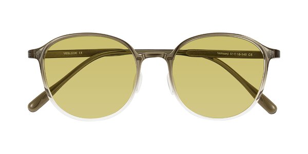 Front of Vessani in Brown/Clear