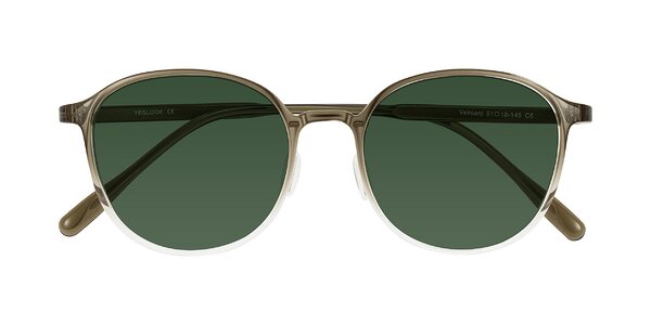 Front of Vessani in Brown/Clear