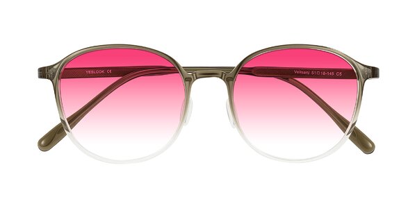 Front of Vessani in Brown/Clear