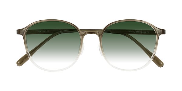 Front of Vessani in Brown/Clear