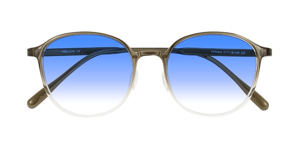 Front of Vessani in Brown/Clear