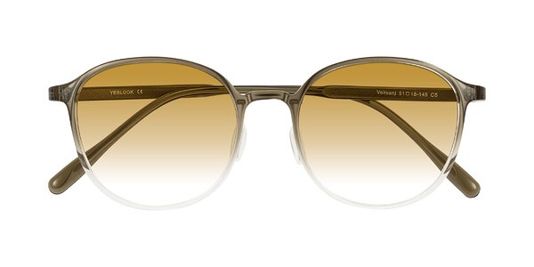Front of Vessani in Brown/Clear