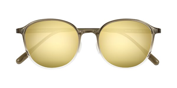 Front of Vessani in Brown/Clear