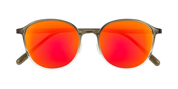 Front of Vessani in Brown/Clear