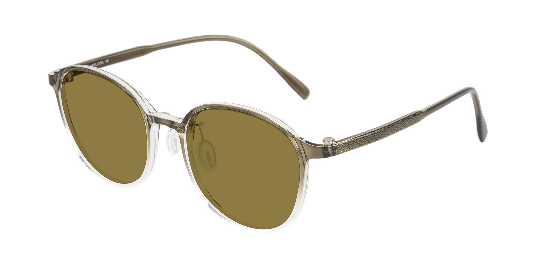 Angle of Vessani in Brown/Clear with Brown Polarized Lenses