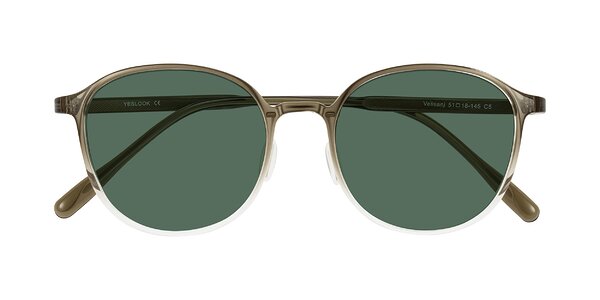 Front of Vessani in Brown/Clear