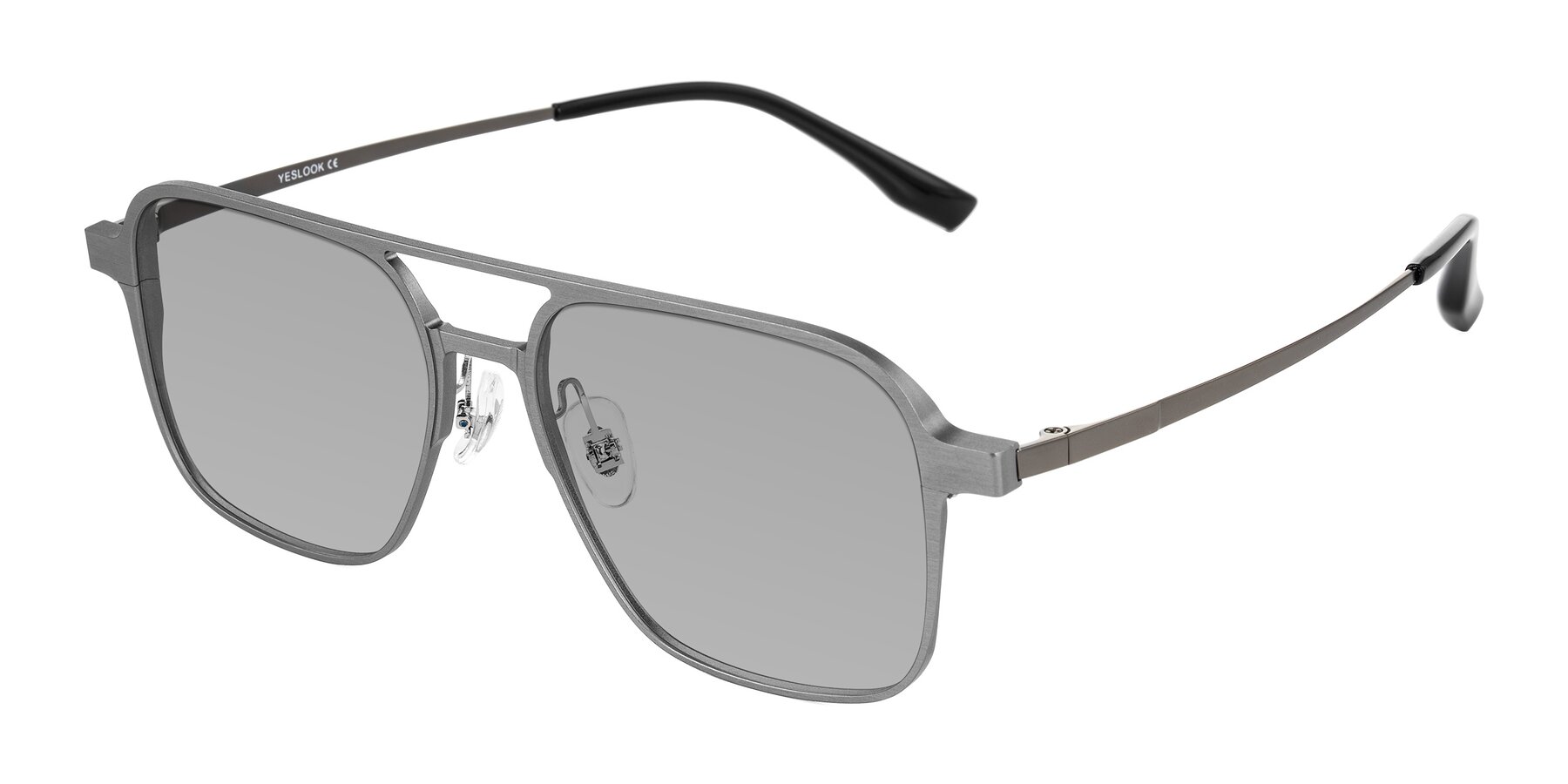 Angle of Sanya in Gunmetal with Light Gray Tinted Lenses