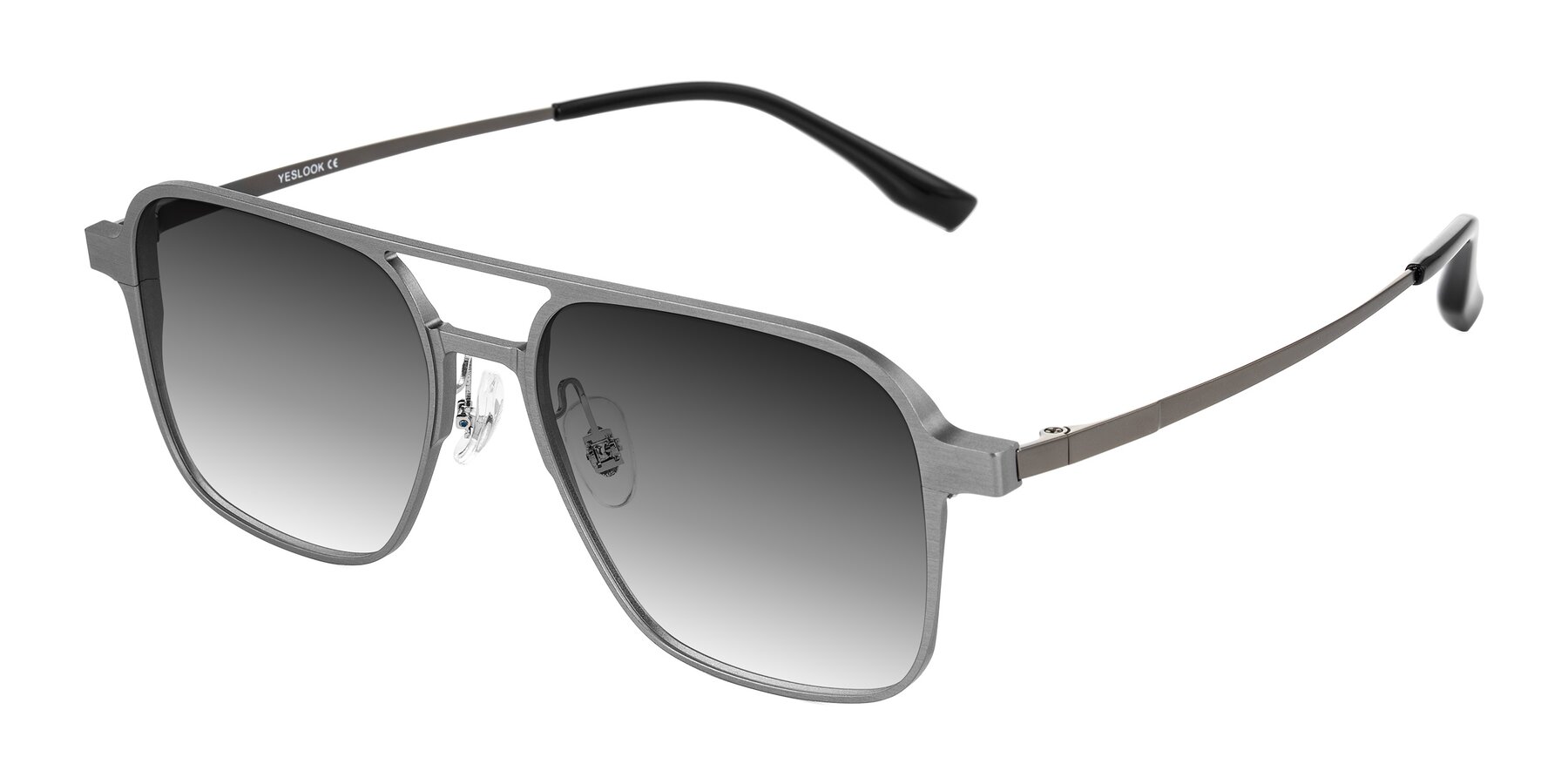 Angle of Sanya in Gunmetal with Gray Gradient Lenses