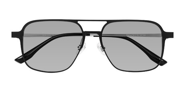 Front of Sanya in Matte Black/Silver