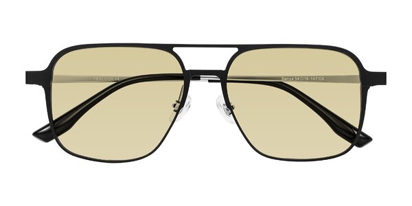 Front of Sanya in Matte Black/Silver