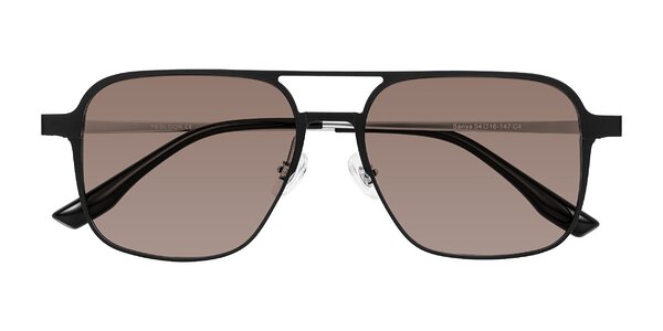 Front of Sanya in Matte Black/Silver