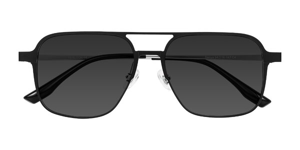 Front of Sanya in Matte Black/Silver