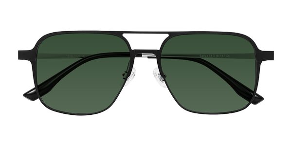 Front of Sanya in Matte Black/Silver
