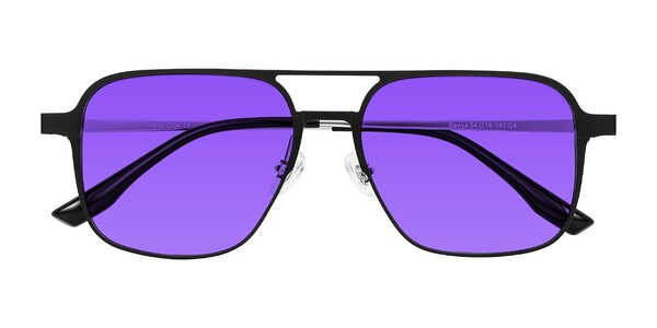 Front of Sanya in Matte Black/Silver