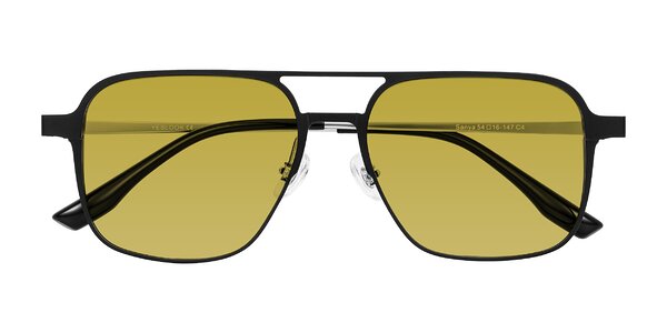 Front of Sanya in Matte Black/Silver