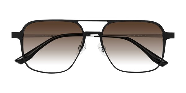 Front of Sanya in Matte Black/Silver