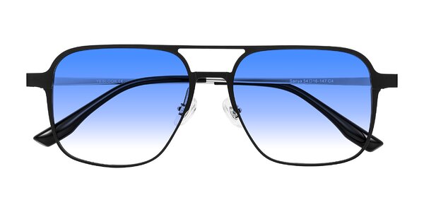 Front of Sanya in Matte Black/Silver