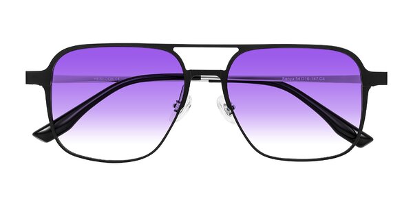 Front of Sanya in Matte Black/Silver