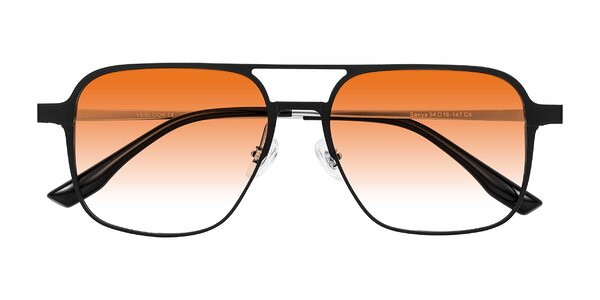 Front of Sanya in Matte Black/Silver