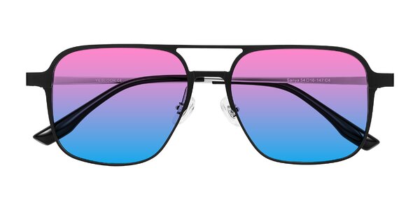 Front of Sanya in Matte Black/Silver