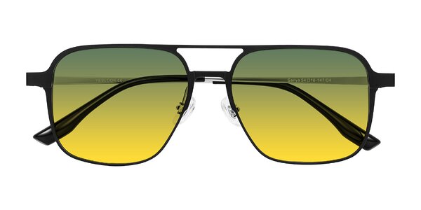 Front of Sanya in Matte Black/Silver