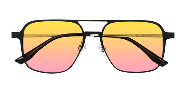 Front of Sanya in Matte Black/Silver
