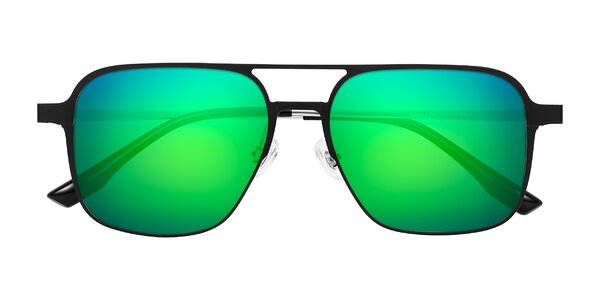 Front of Sanya in Matte Black/Silver
