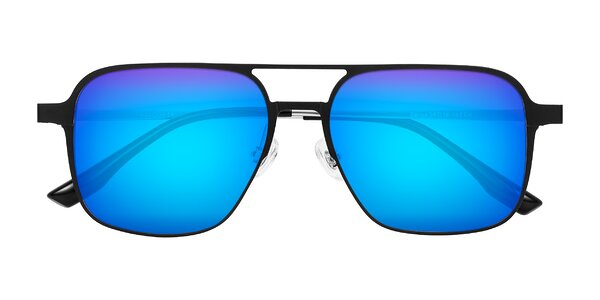 Front of Sanya in Matte Black/Silver