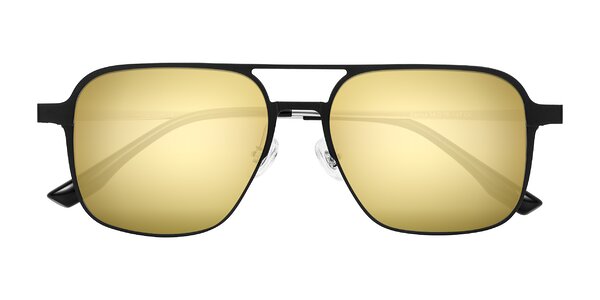 Front of Sanya in Matte Black/Silver
