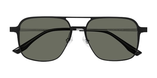 Front of Sanya in Matte Black/Silver