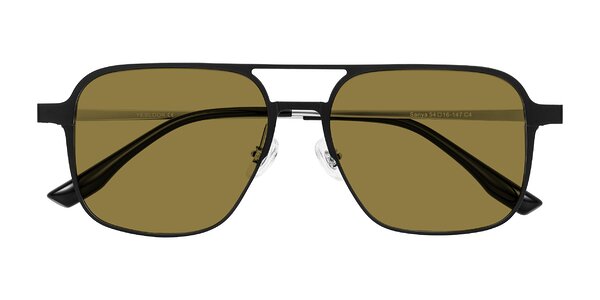 Front of Sanya in Matte Black/Silver