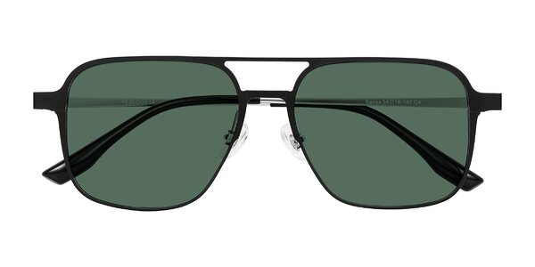 Front of Sanya in Matte Black/Silver