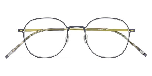 Front of Lytle in Slate Blue/Olive