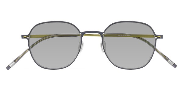 Front of Lytle in Slate Blue/Olive
