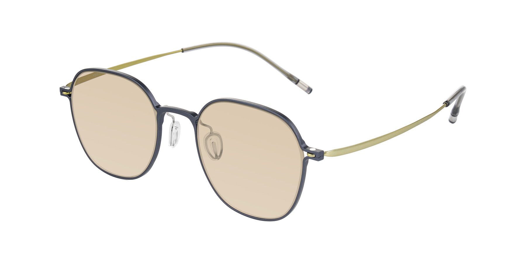 Angle of Lytle in Slate Blue/Olive with Light Brown Tinted Lenses