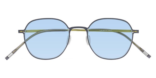 Front of Lytle in Slate Blue/Olive