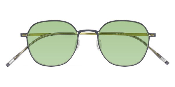 Front of Lytle in Slate Blue/Olive