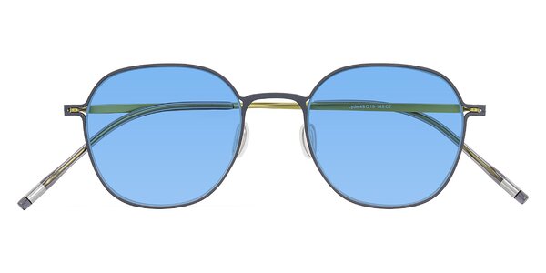 Front of Lytle in Slate Blue/Olive