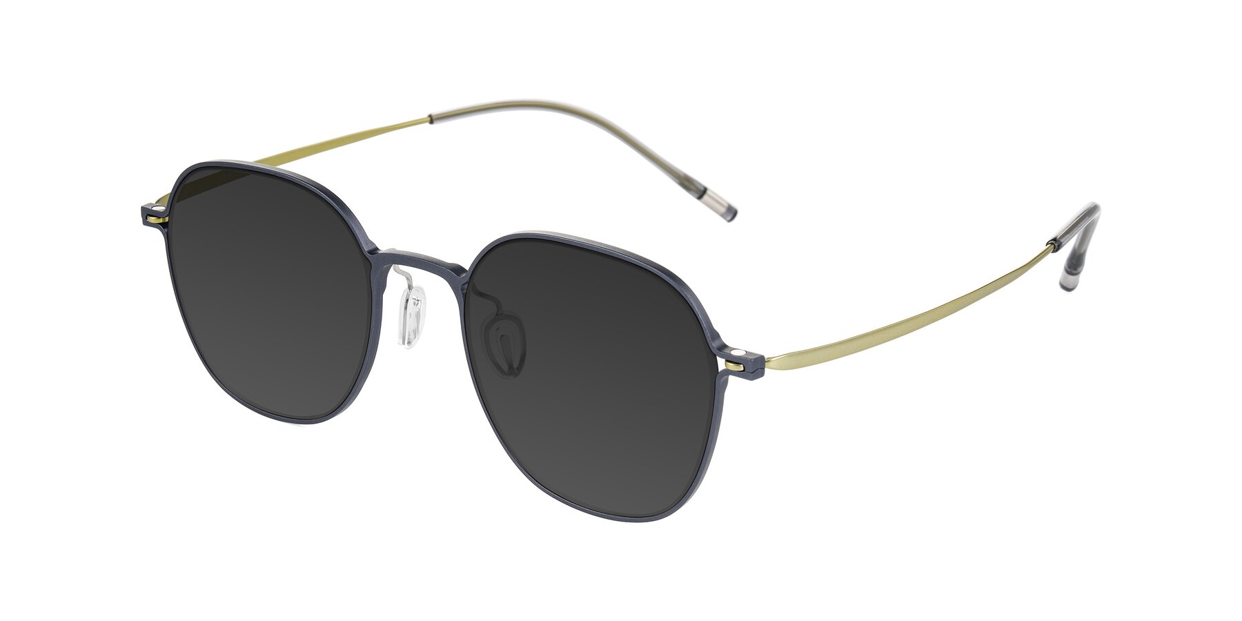 Angle of Lytle in Slate Blue/Olive with Gray Tinted Lenses