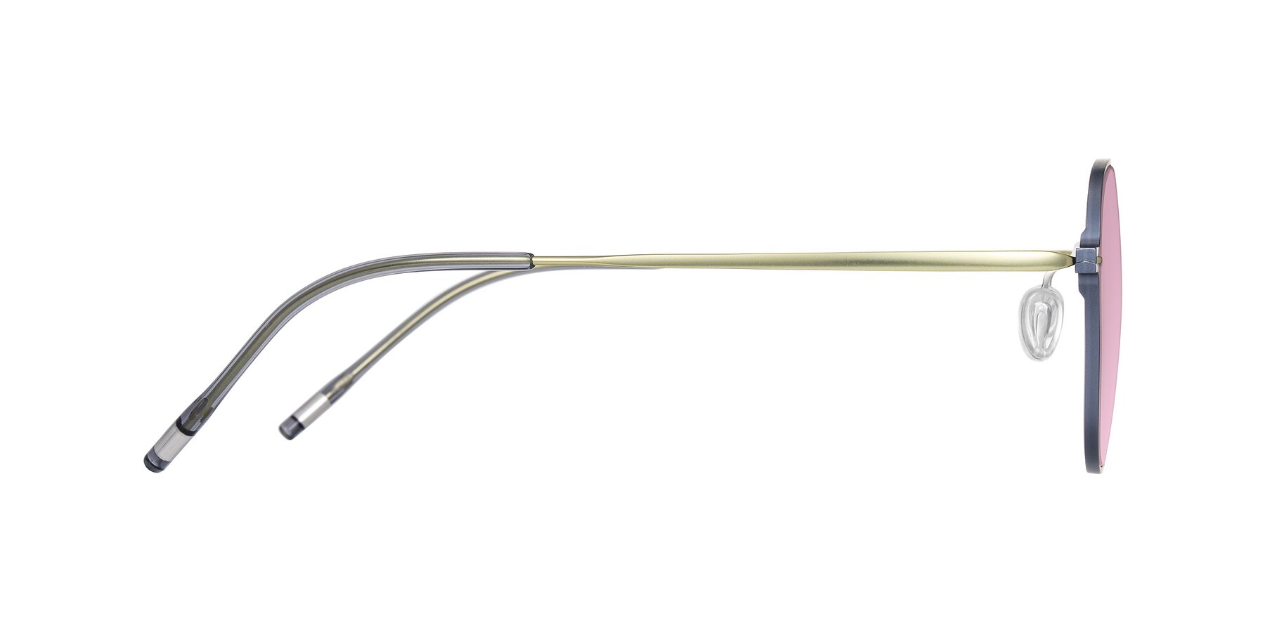 Side of Lytle in Slate Blue/Olive with Light Wine Tinted Lenses